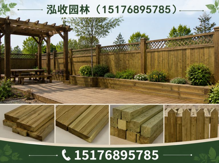 徐州京津冀防腐木工程展示图